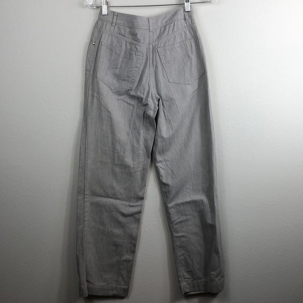 Isaac Mizrahi Light Gray Denim Jeans Size 2 - Picture 8 of 9